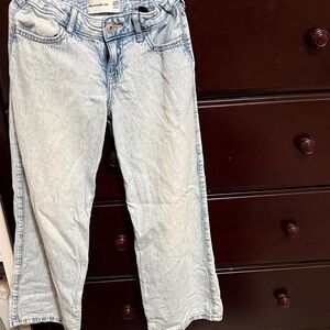 Abercrombie Kids Light Blue Straight Leg Jeans